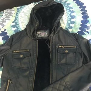 🔺Faux Leather Jacket